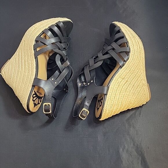 FEGALIECIOUS REINVIGORATE YOUR SUMMER  PLAITED LEATHER TWISTS   SANDALS - Picture 8 of 13